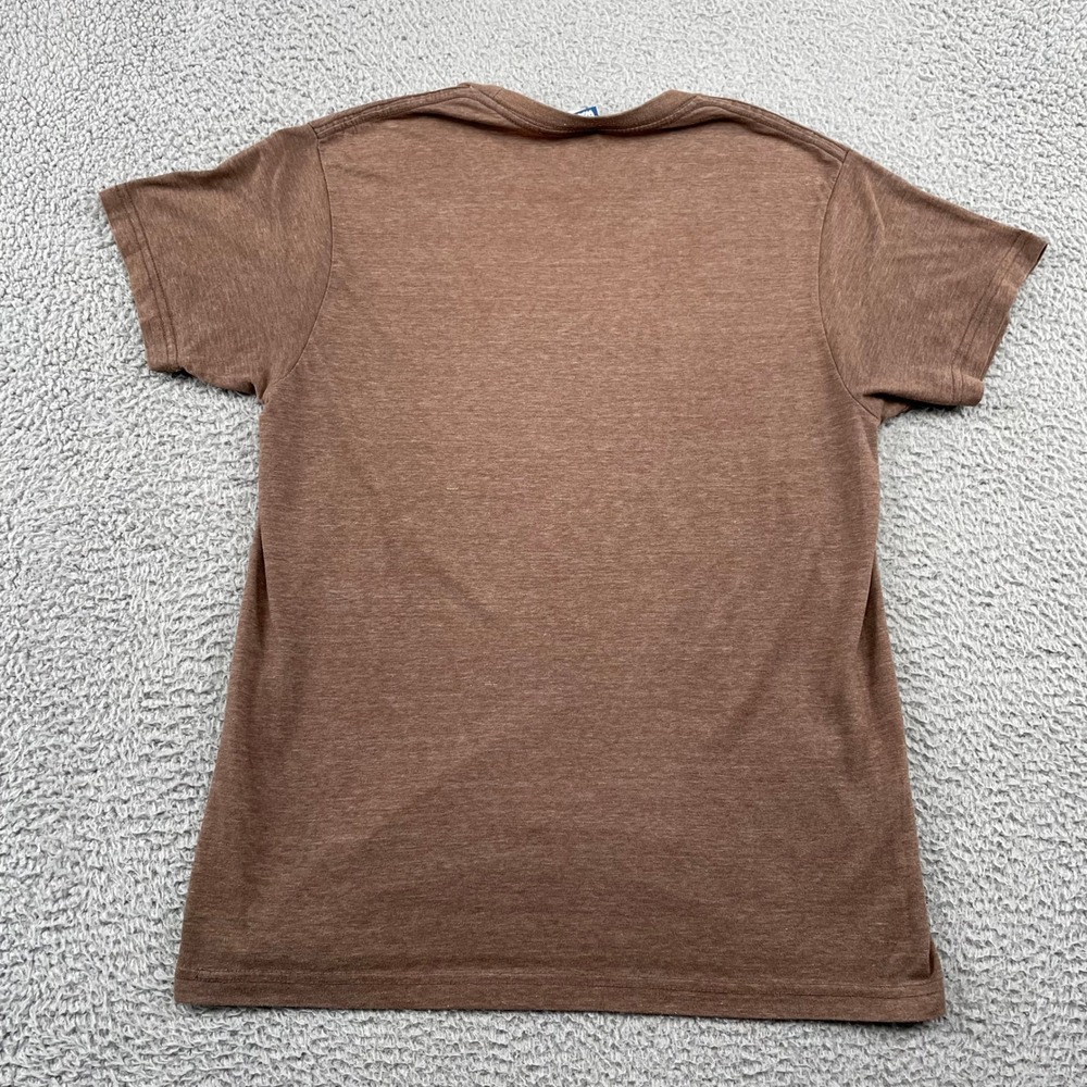 Star Wars T Shirt Mens M Brown Luke Leia Graphic Tee Short Sleeve Cotton Blend - Picture 2 of 8